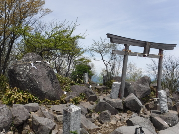 黒檜大神と鳥居