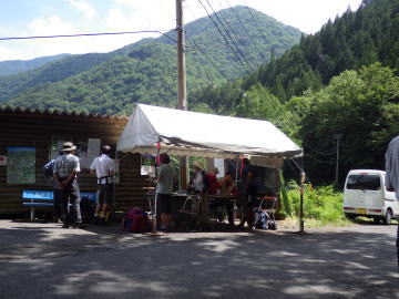 畑薙第一ダム臨時駐車場