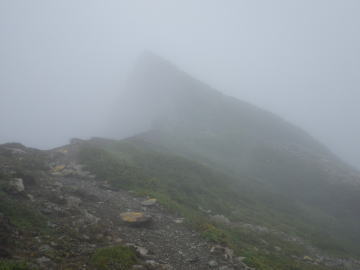 荒川前岳方面