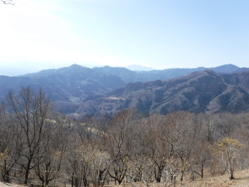 宝登山頂から