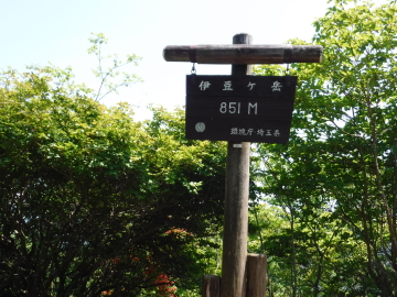 伊豆ケ岳頂上