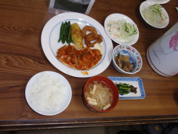 夕食