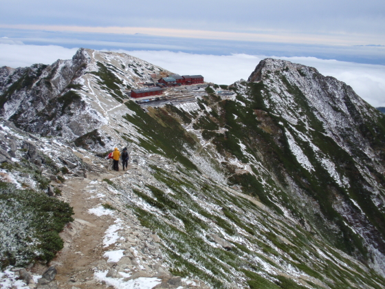 唐松岳頂上山荘 2620m