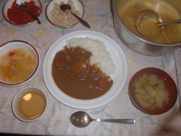夕食