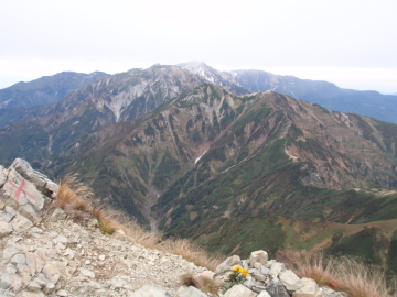 唐松岳、白馬岳方面