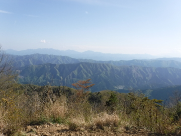 大岳山山頂からの眺望
