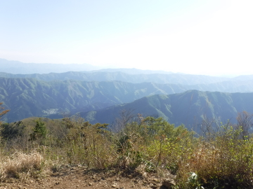 大岳山山頂からの眺望