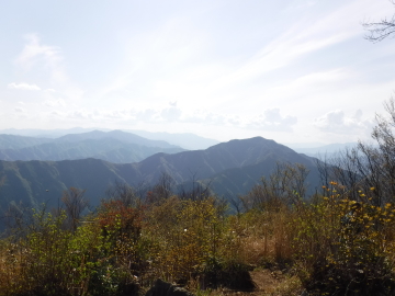大岳山山頂からの眺望