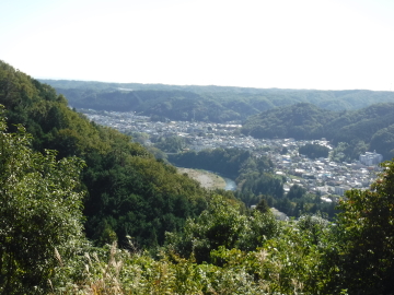 青梅の街並み
