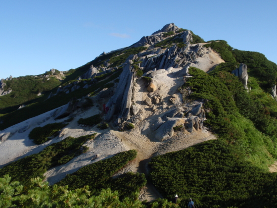燕岳山頂 2763m