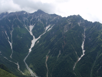 槍ヶ岳と北鎌尾根