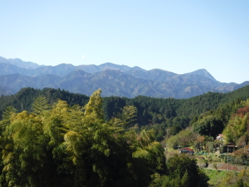 顔振峠近く