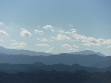 顔振峠からの展望