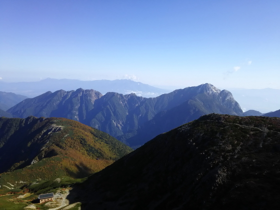 甲斐駒ヶ岳、鋸岳、八ヶ岳