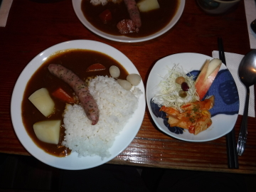 馬の背ヒュッテの夕食
