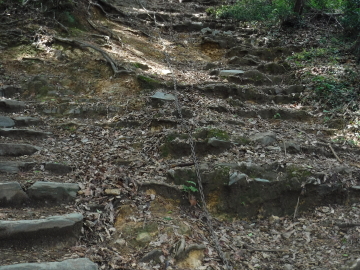 多峯主山へ続く道