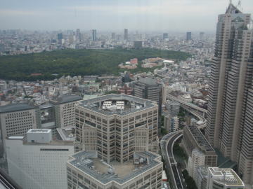 都庁展望室からの風景