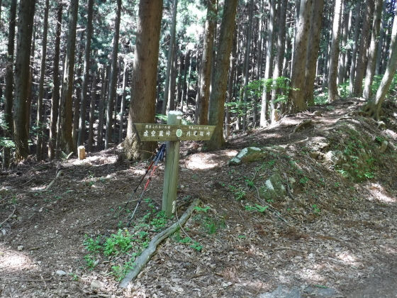 ここから登山道