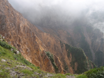 ザラ峠付近