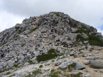 鷲羽岳登山道